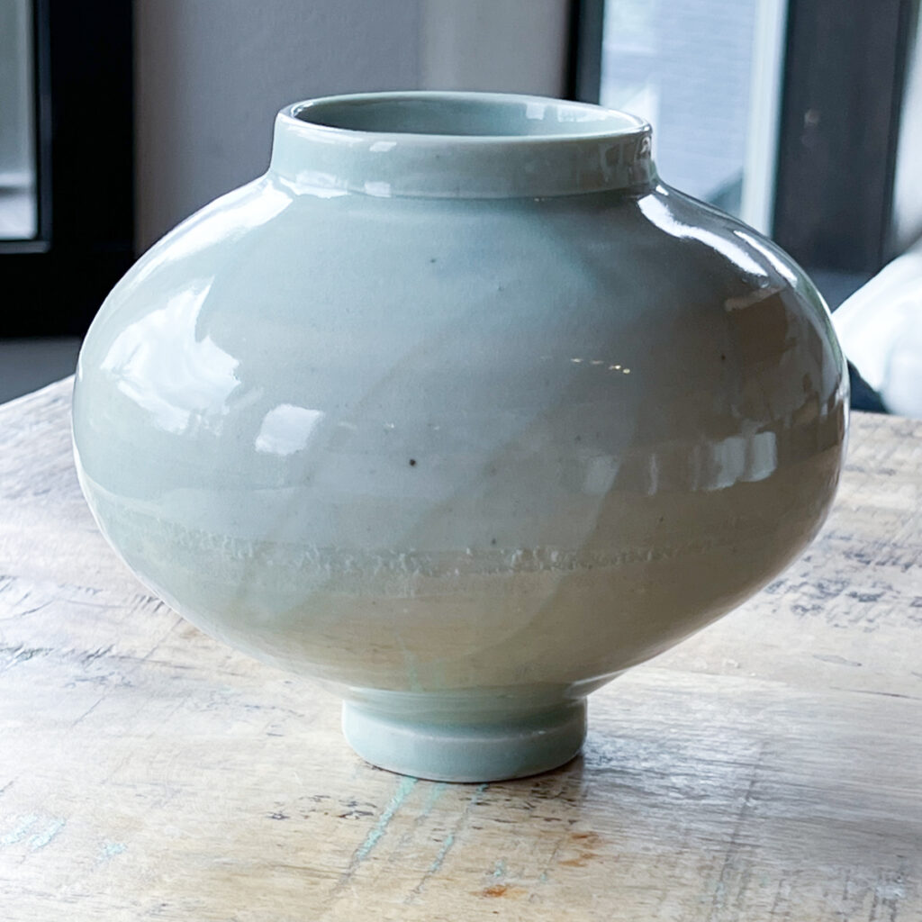 Riptide Celadon Vase